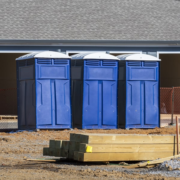 is there a specific order in which to place multiple portable restrooms in Tipton Iowa